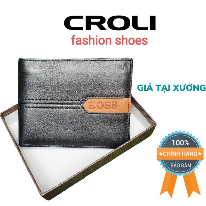 Ví nam da bò cao cấp V262-CROLI leather