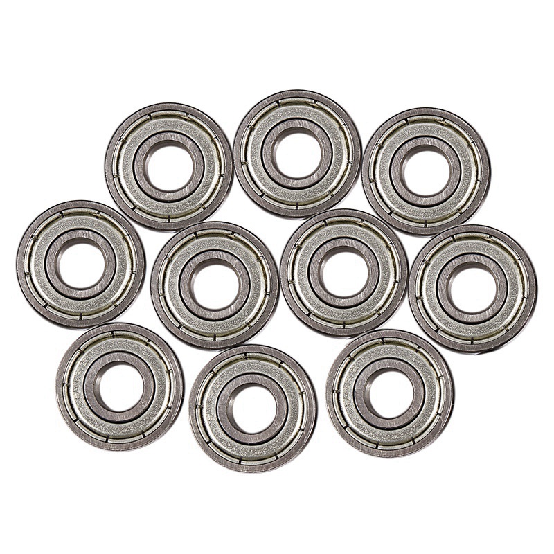 Set 10 Vòng Bi Kim Loại 607ZZ 19X7X6Mm