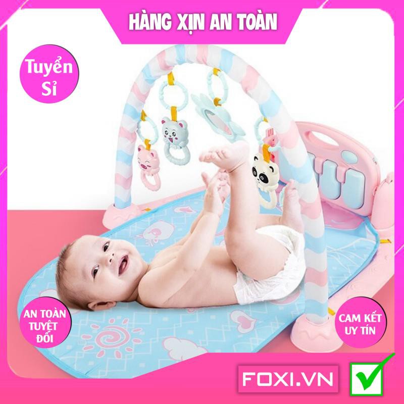 Thảm nhạc cho bé sơ sinh-phát triển sự vận động chân tay-kích thích giác quan ở trẻ-Bé phát triển thính giác và thị giác