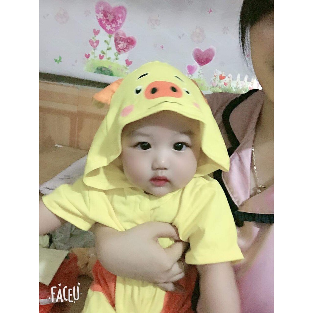 Đồ bộ cho bé - Bộ BODY Thú Cưng cộc tay cho bé trai và bé gái