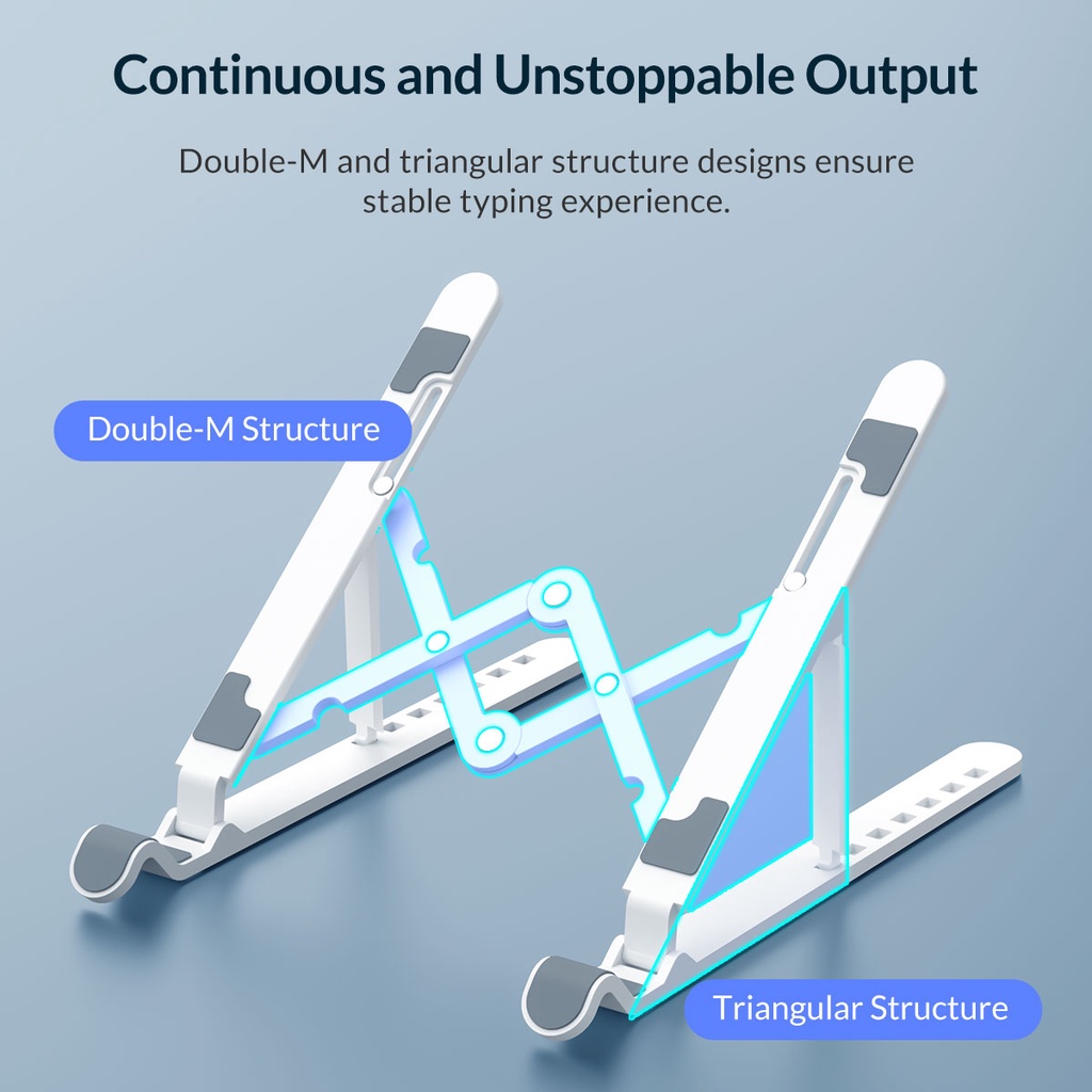 ORICO PFB-A24 Giá Đỡ Máy Tính Xách Tay Di Động, Điều Chỉnh Được, Có Thể Gập Lại, 7 Góc Cho Máy Tính Bảng MacBook Laptop