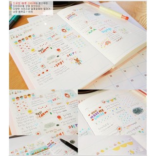 Nhãn dán sticker dễ thương lẻ tấm