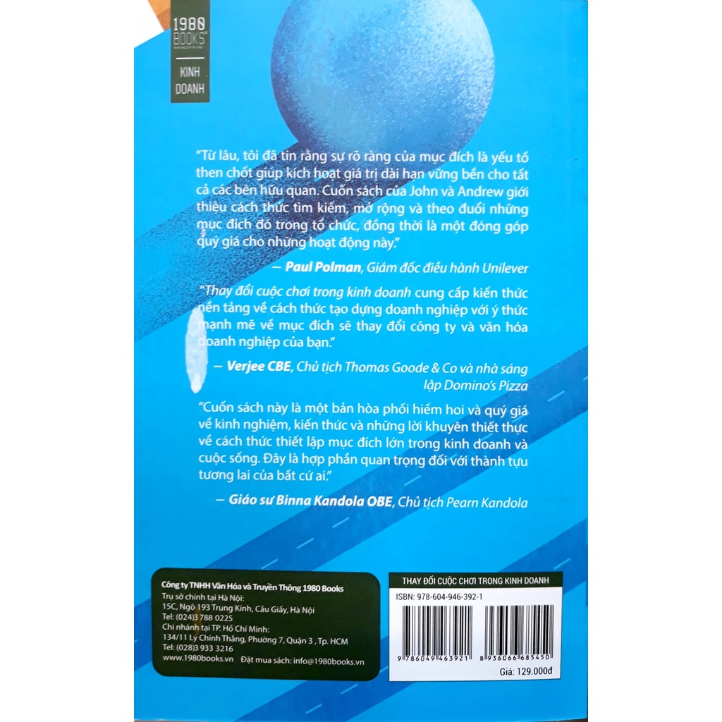 Sách - Thay Đổi Cuộc Chơi Trong Kinh Doanh (John O’Brien, Andrew Cave - 1980)