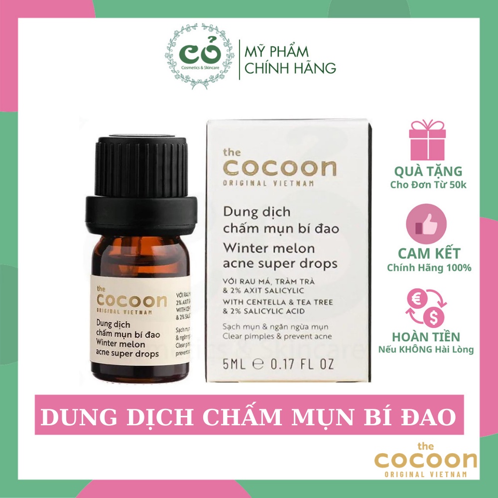 Dung dịch chấm mụn bí đao Cocoon 5ml