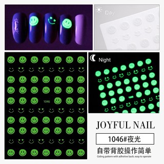sticker dán móng tay dạ quang mẫu mới