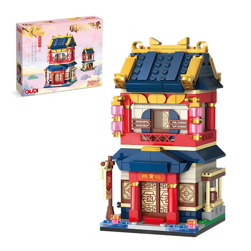 Mô Hình Đồ Chơi Lắp Ráp Đường Phố Jing Lanxinyuan Trung Hoa 51005-10