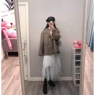 Chân váy ren tầng