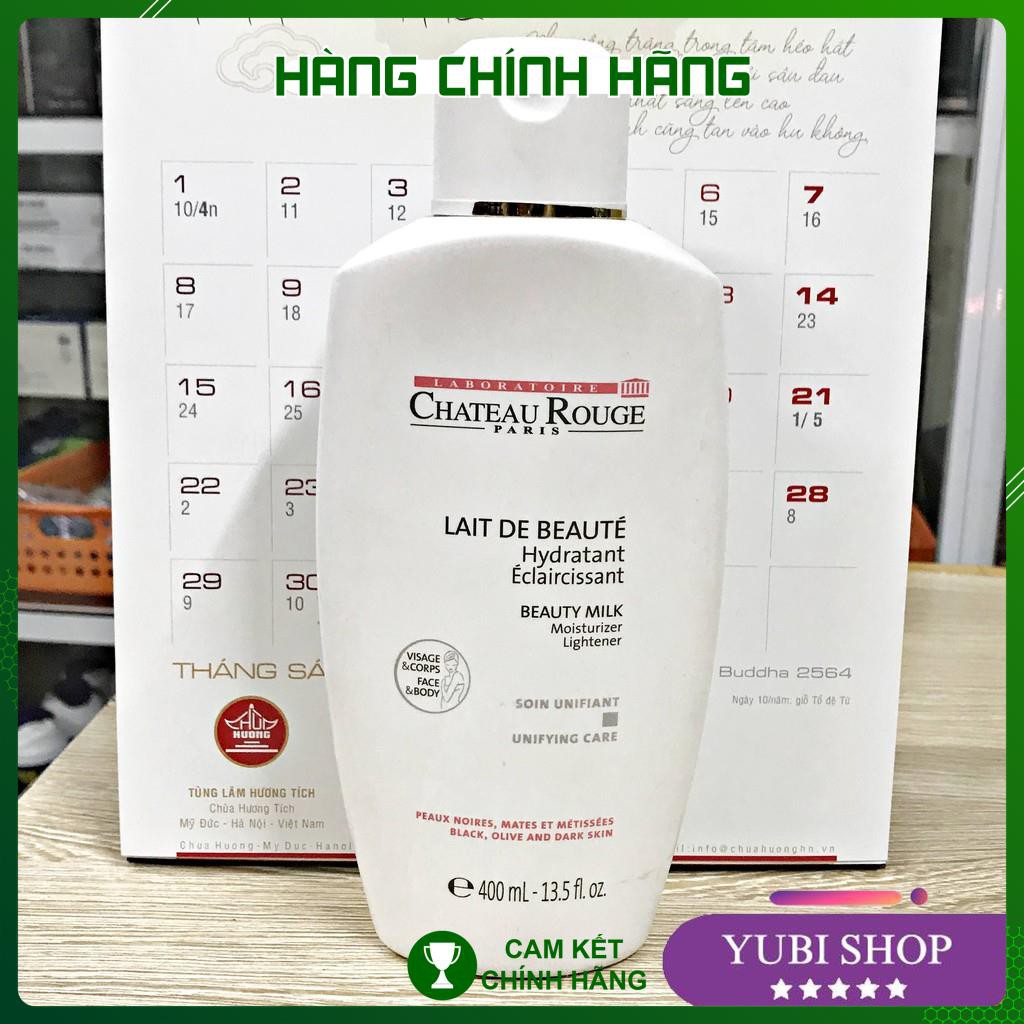 KÍCH TRẮNG DƯỠNG THỂ CHATEAU ROUGE - DƯỠNG THỂ KÍCH TRẮNG DA CHATEAU ROUGE PARIS LAIT DE BEAUTE PHÁP 400ML - Sale