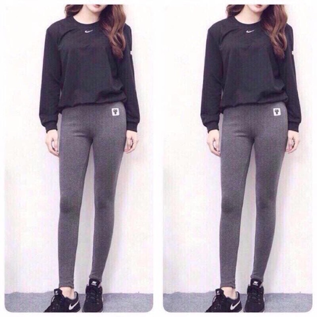 Quần nỉ mèo lót lông cực đẹp từ 45-65kg vừa xinh | BigBuy360 - bigbuy360.vn