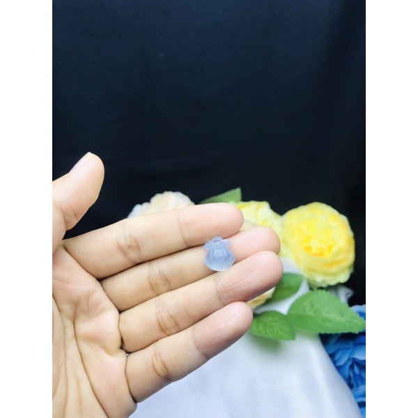 Túi tiền tài lộc đá aquamarine