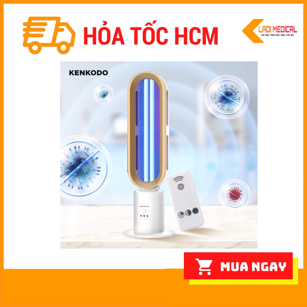 Đèn diệt khuẩn UV-C KENKODO KK-19 làm sạch không khí, bảo vệ sức khoẻ