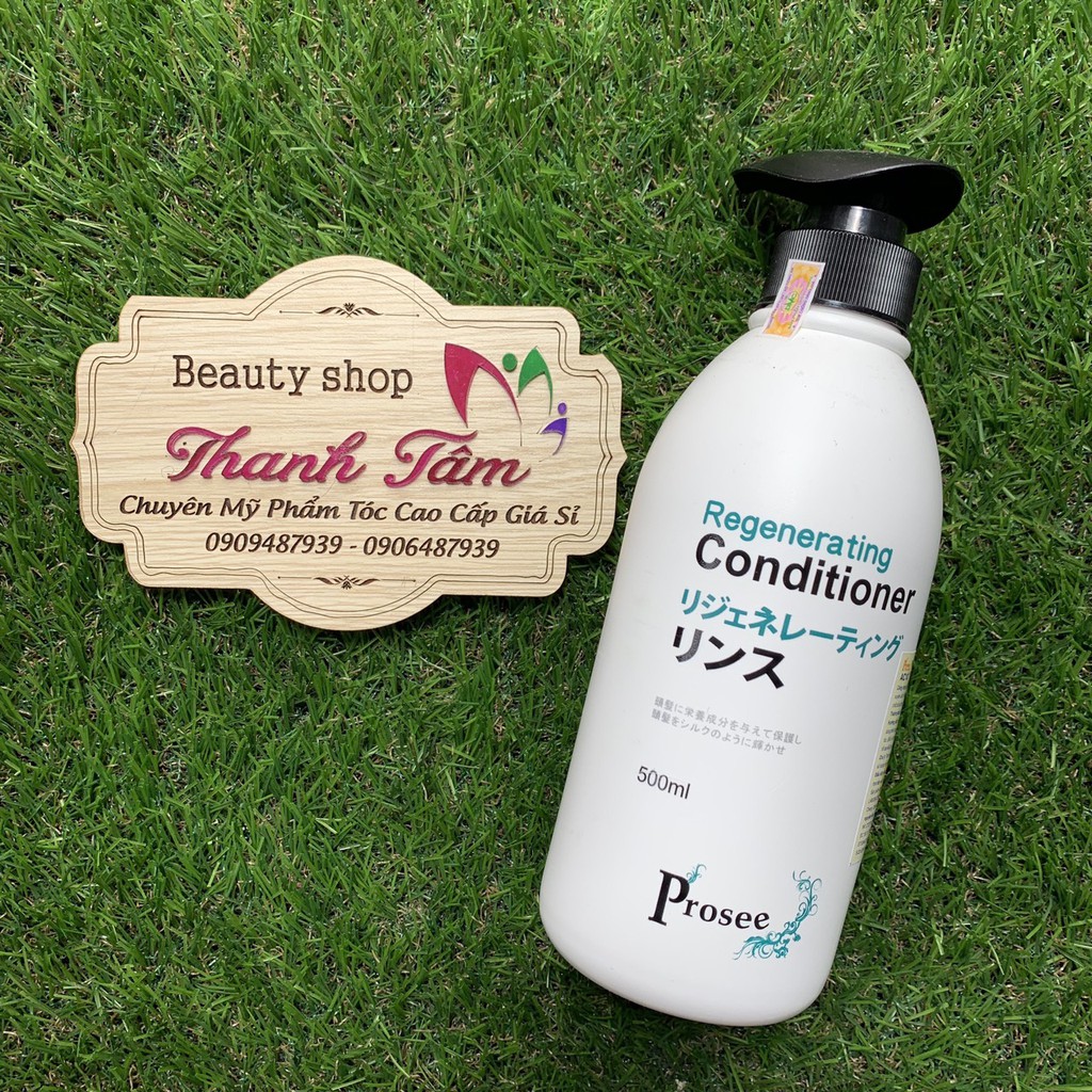 Prosee-Taiwan⛱Dầu xả dành cho tóc sau hóa chất uốn nhuộm Prosee Ac10 Regenerating Conditioner 500ml