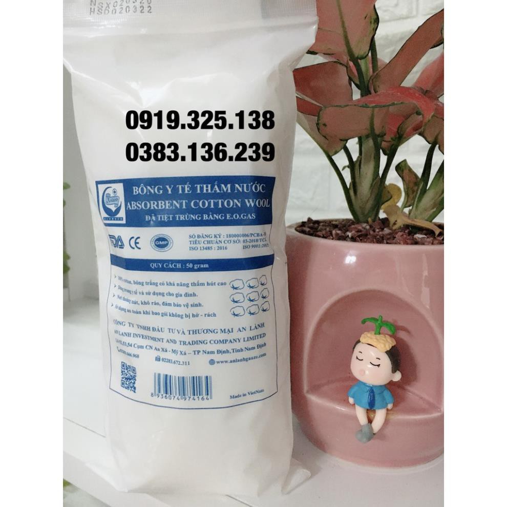 Bông y tế An Lành gói 50g