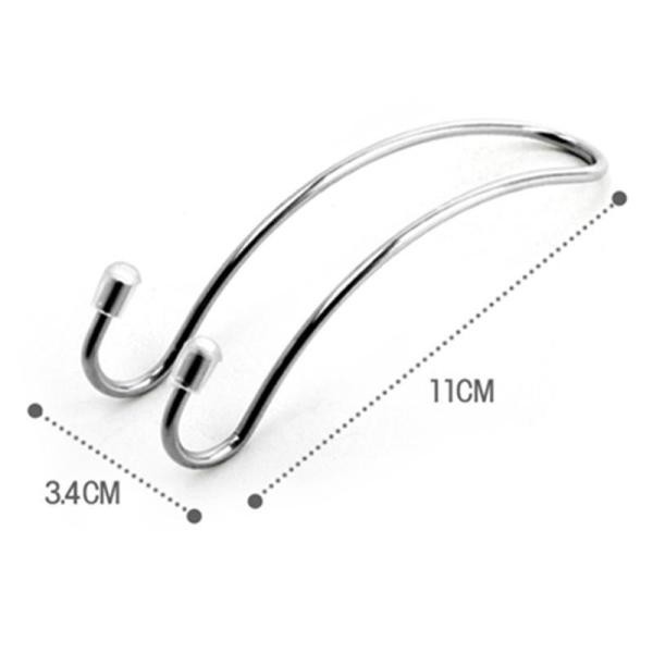 Móc thép không gỉ đa năng gắn sau lưng ghế ngồi xe ô tô tiện dụng