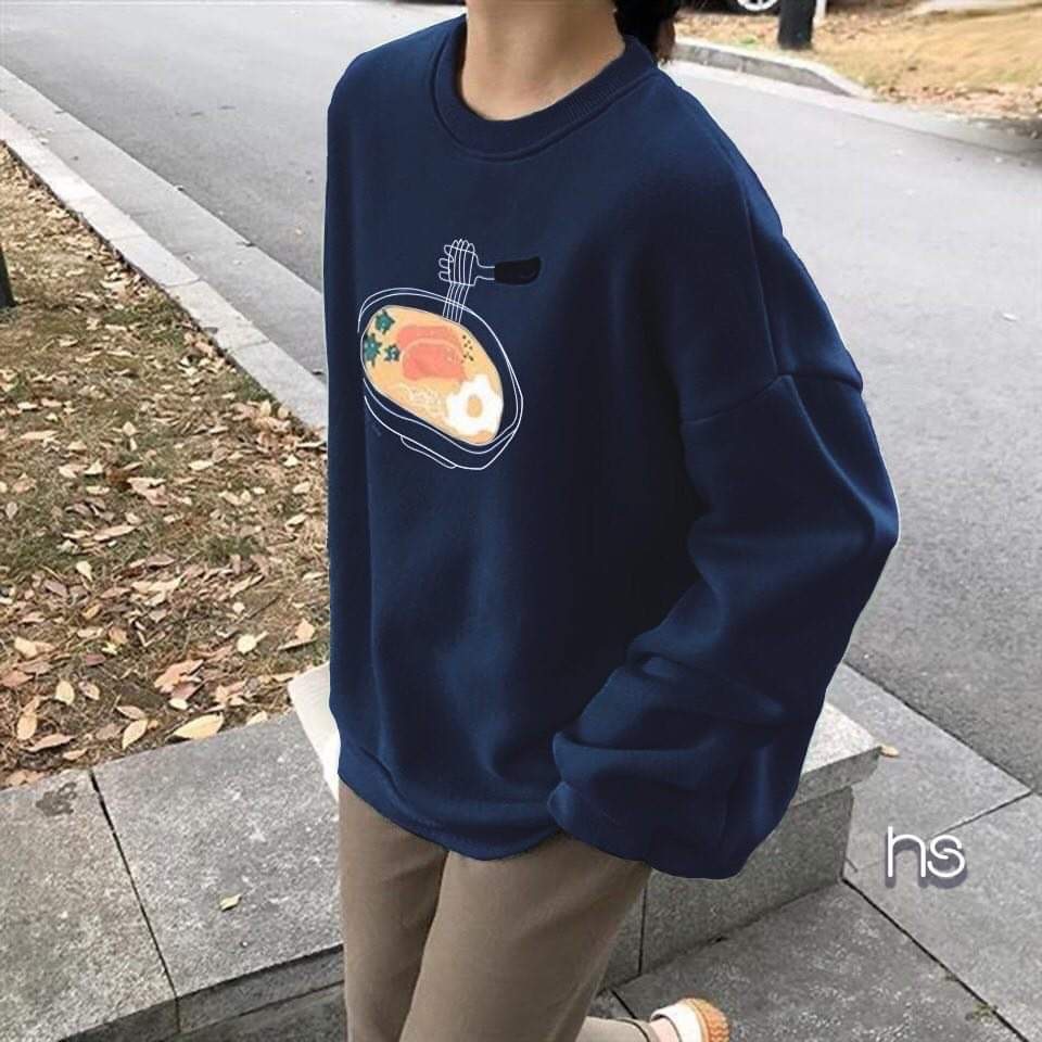 Áo Nỉ Áo Sweater Hình Đồ Ăn Dễ Thương Bơ Store