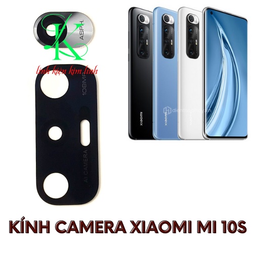Kính camera xiaomi mi 10s có sẵn keo dán