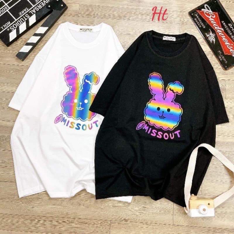 Áo phông gấu miss 7 màu H2D577