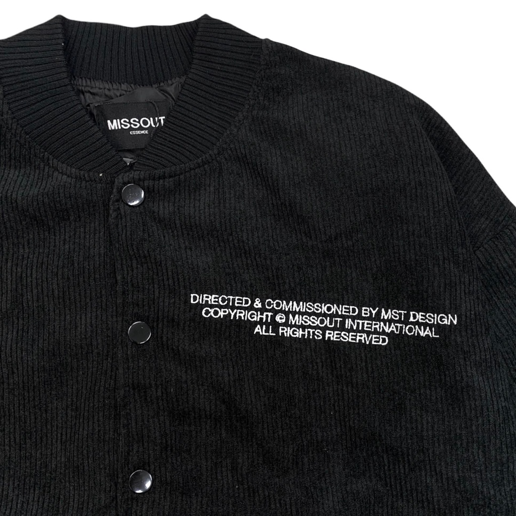 Áo Khoác bomber missout Typo nam nữ Kun Shop