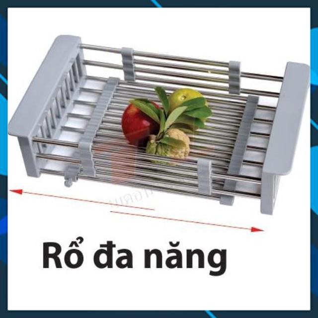 Combo Chậu Rửa Chén Bát INOX SUS 304 Cao Cấp 82x45 Bộ Xả Chậu 6.0