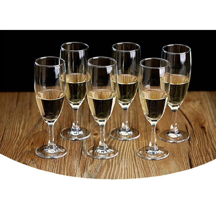 Bộ 6 Ly Thủy Tinh Champagne Flute Ocean -1501F07-185ml