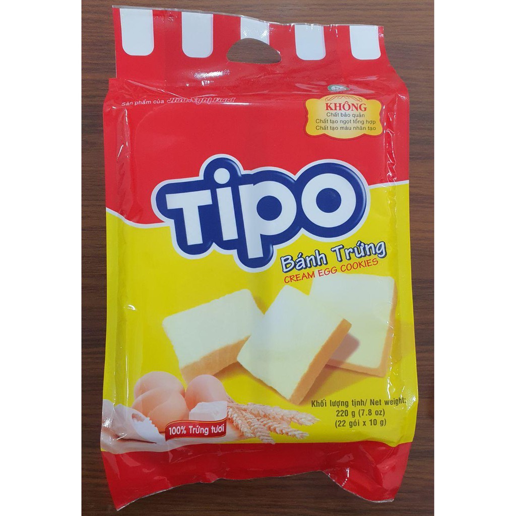 Bánh trứng Tipo gói 220g
