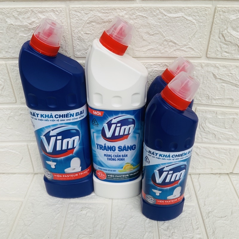 Chất Tẩy Rửa Bồn Cầu và Nhà Tắm Vim 880ml/900ml