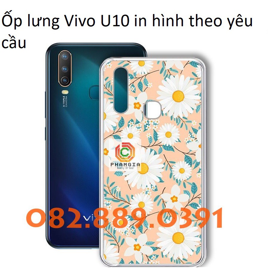 Ốp dẻo vivo u10 in hình theo yêu cầu - đẹp - sắc nét.