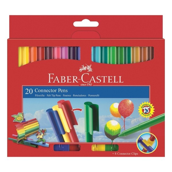 Bút Lông Màu Connector Faber Castell 33 Màu