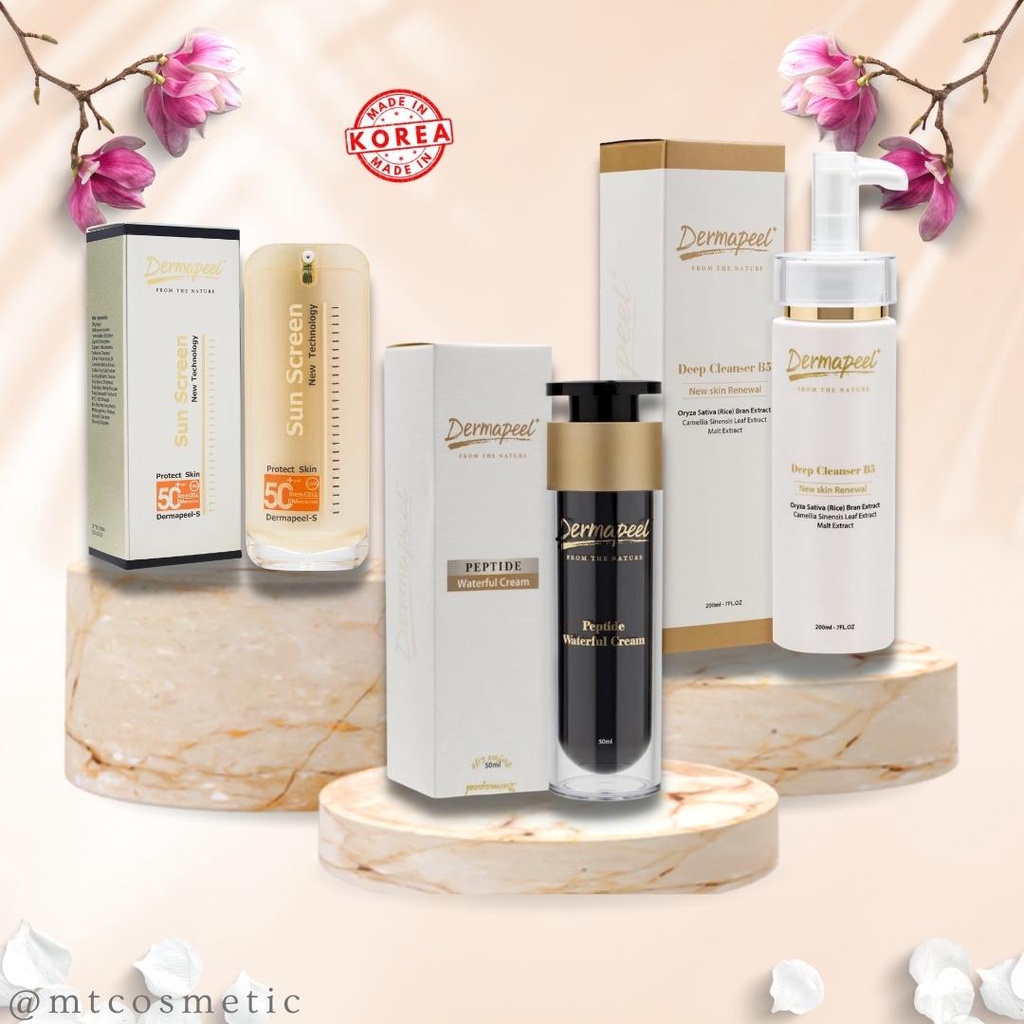 Combo DƯỠNG TRẮNG - NGĂN NGỪA LÃO HÓA - CHĂM SÓC DA SAU LĂN KIM - PHI KIM - PEEL DA DERMAPEEL Chính Hãng