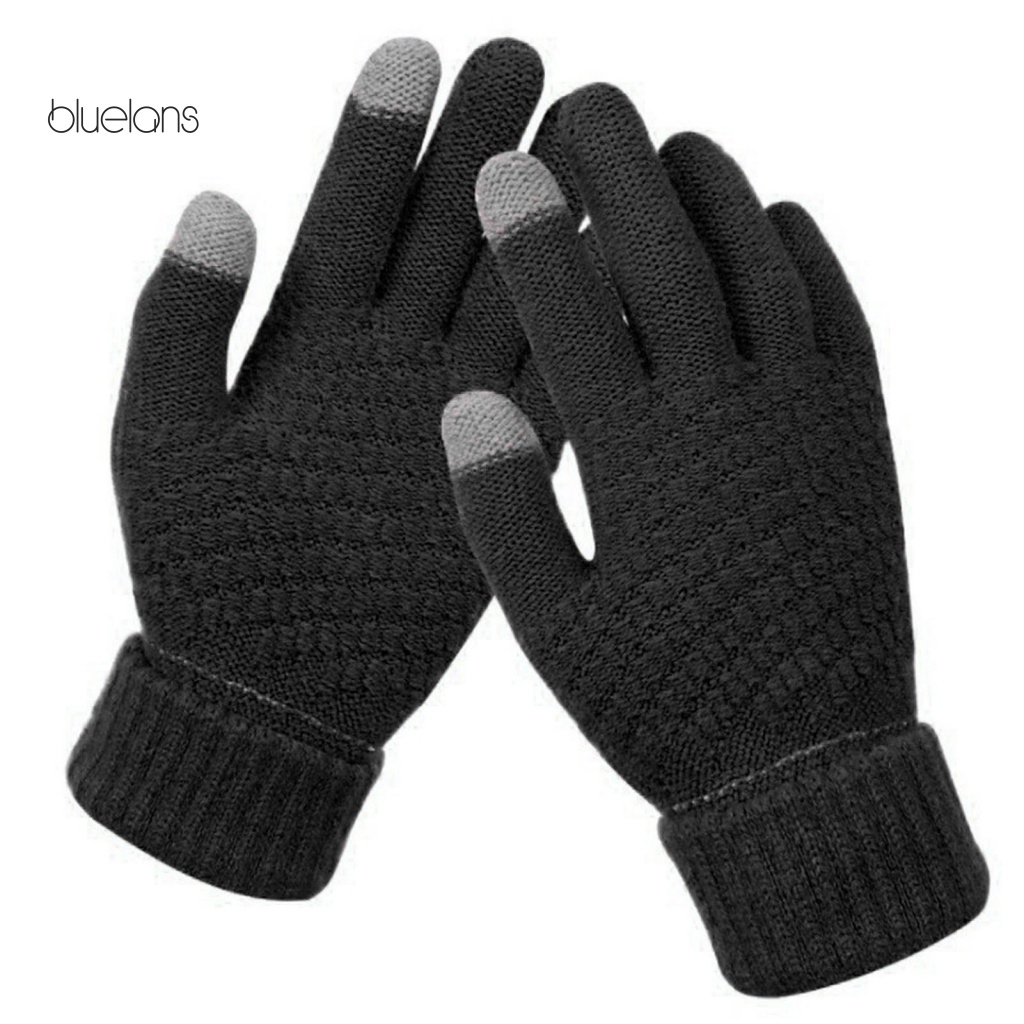 1 Đôi Găng Tay Đi Xe Đạp / Xe Máy Mùa Đông Lạnh Dày Dặn Cho Người Lớn