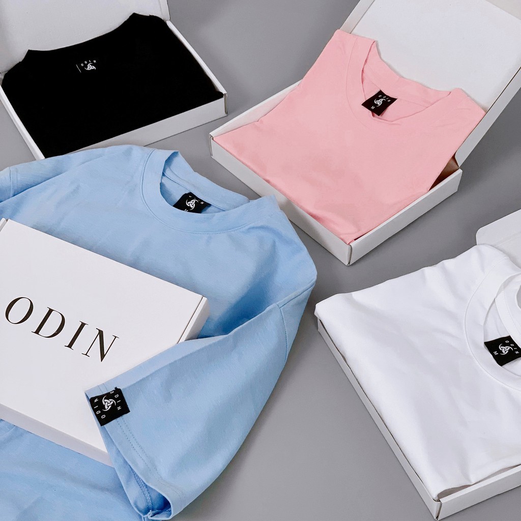 Áo thun Unisex ODIN Basic Tee phông trơn nam nữ tay lỡ oversize form rộng 4 màu | BigBuy360 - bigbuy360.vn