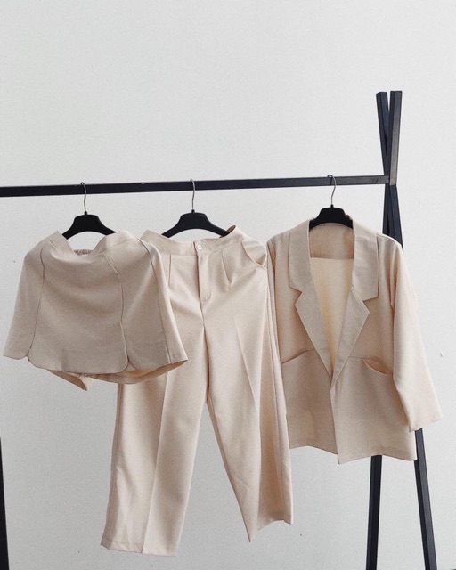 Hàng cao cấp mẫu shop chụp_Sét áo blazer + váy đi làm công sở đi chơi thanh lịch_jumefashionshop | BigBuy360 - bigbuy360.vn