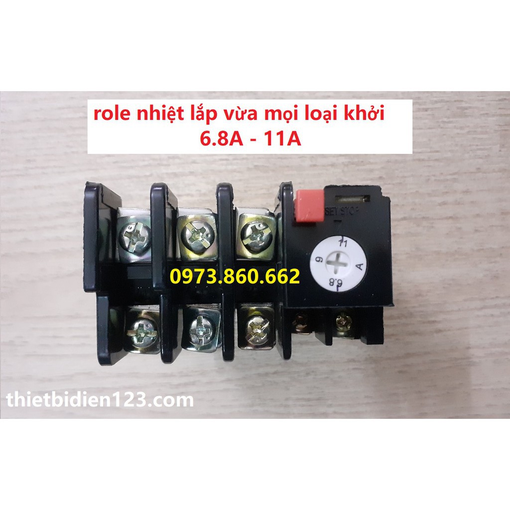 Relay Nhiệt lắp được với mọi loại contactor - role nhiệt loại tốt -TBĐ