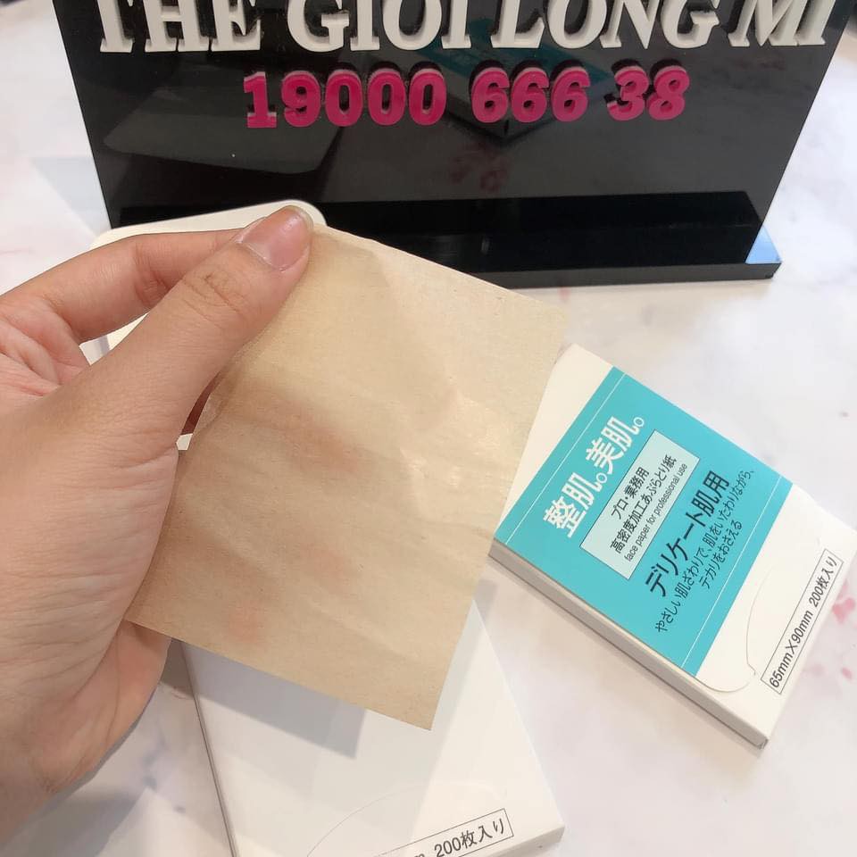 THẾ GIỚI LÔNG MI-GIẤY THẤM DẦU NHẬT BẢN