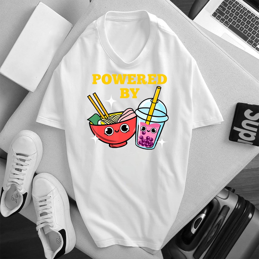 ÁO THUN NGẮN TAY LY TRÀ SỮA IN HÌNH HOẠT HÌNH CỰC ĐẸP VẢI CAO CẤP CÓ SIZE TRẺ EM - 281