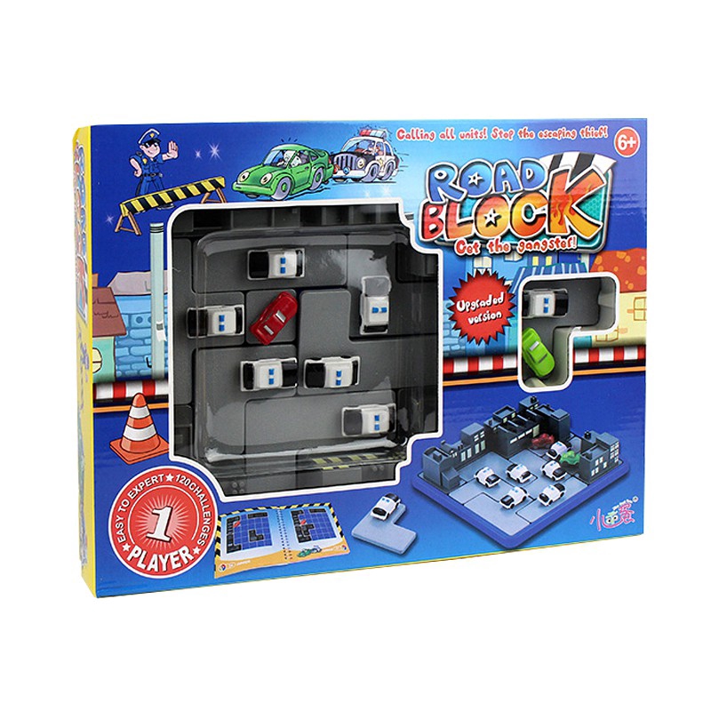 Bộ 120 lá và 5 thẻ trò chơi xếp hình thử thách trí thông minh montessori