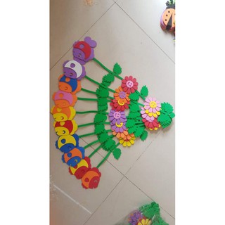 Rèm cửa xốp mầm non