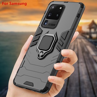 Ốp điện thoại có vòng nhẫn nam châm đỡ điện thoại cho Samsung Galaxy S21 Ultra S20 FE S10 Plus Note 10+ 9 A10s A11 A01 M11 M21 M30s