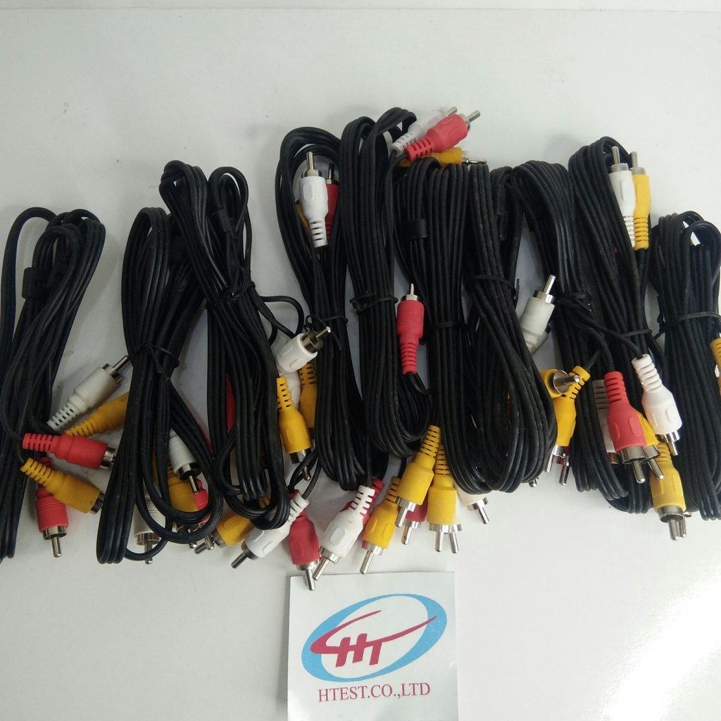 Combo 10 sợi dây AV 6 đầu được lấy từ đầu thu AVG,K+ ra, HÀNG NHƯ HÌNH