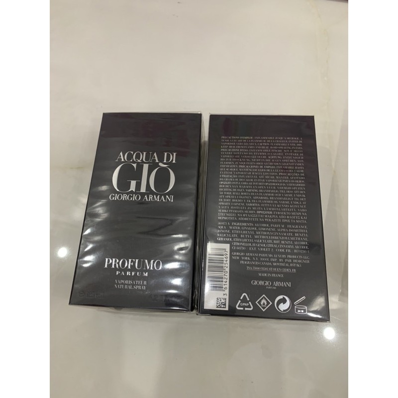 [Mã COSSALE27 giảm 80K đơn 1000K] Nước hoa nam Acqua Di Giò Profumo Parfum 125ml full seal | BigBuy360 - bigbuy360.vn