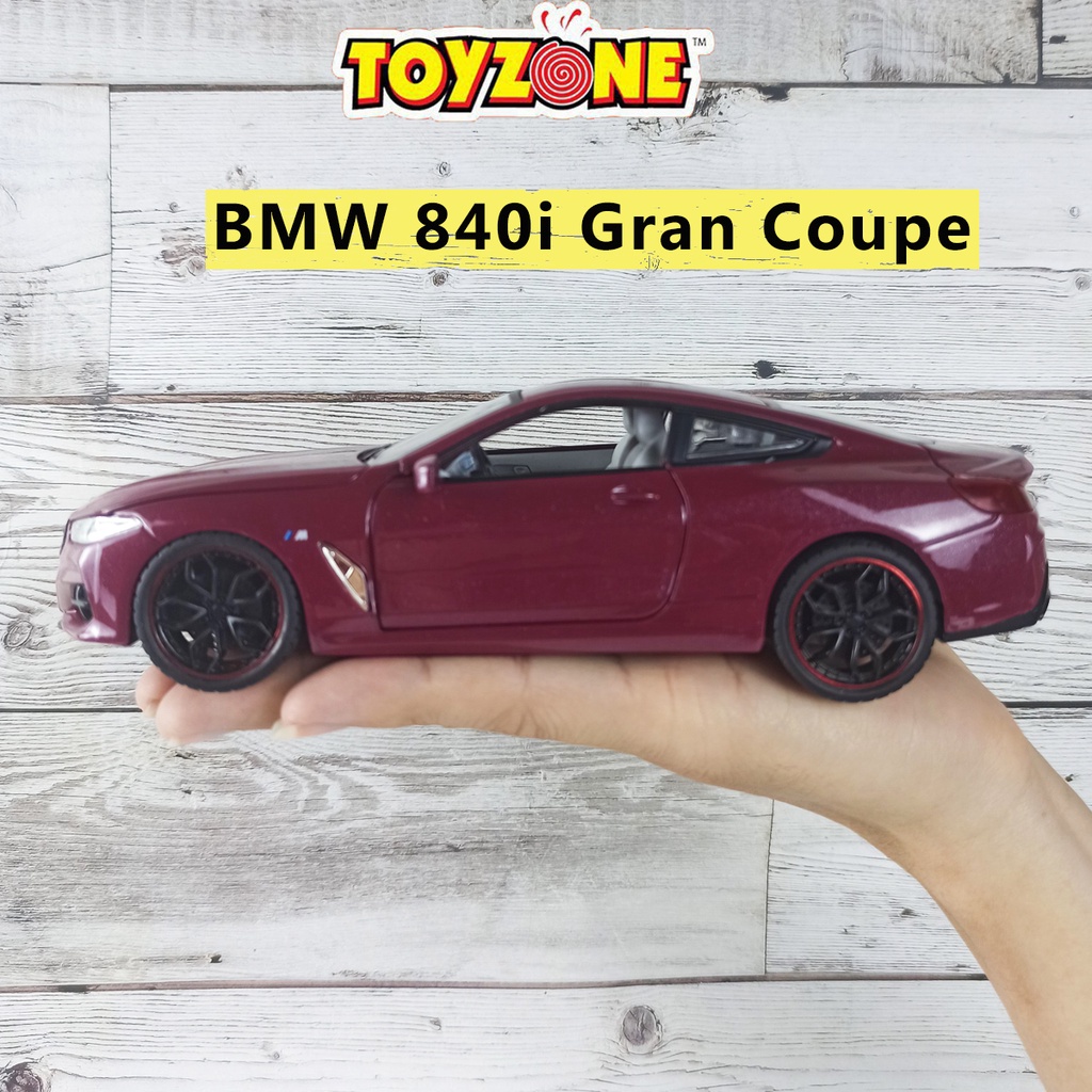 Xe mô hình kim loại BMW 840i Gran Coupe tỉ lệ 1:24 hãng Hengteng Model