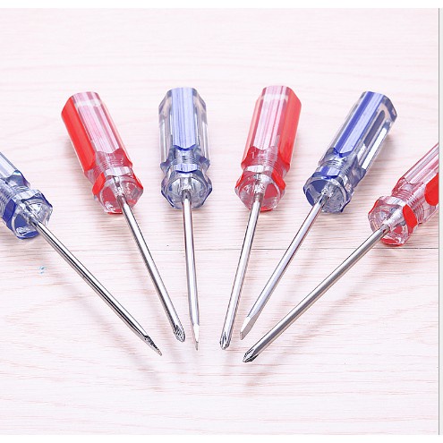 Tua vít 2 đầu đổi đầu 4 cạnh dài 6x100mm 6x200mm, tuốc nơ vít 2 đầu KINGSTONE trong suốt