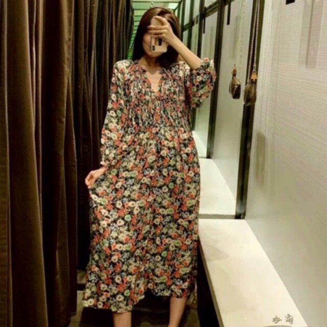 Đầm ZARA hoa nhí siêu xinh