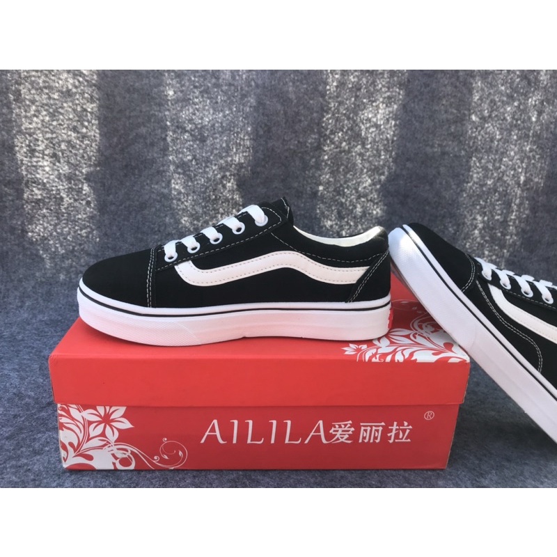 GIÀY 𝐕𝐀𝐍𝐒 VAULT OLD SKOOL MÀU ĐEN Giày thể thao nam nữ 2021