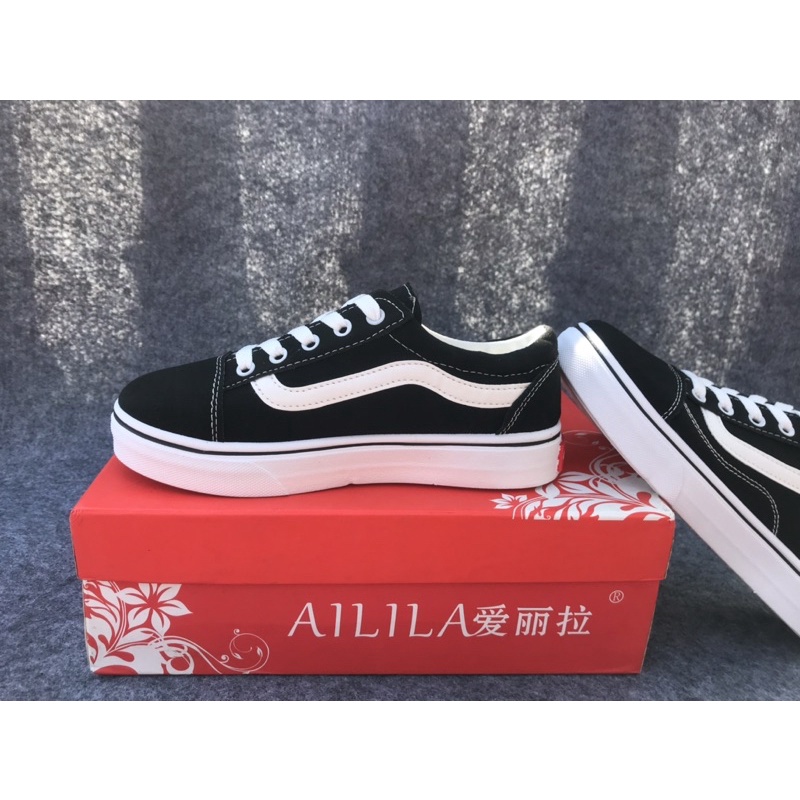 [Full box bill] GIÀY 𝐕𝐀𝐍𝐒 VAULT OLD SKOOL MÀU ĐEN Giày thể thao nam nữ 2021