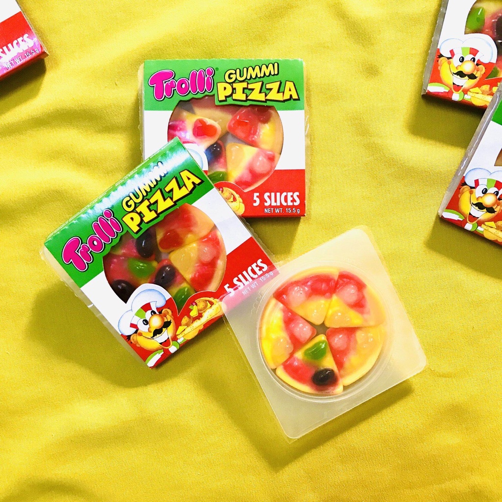 Kẹo Dẻo Trolli Gummi Pizza 15.5G