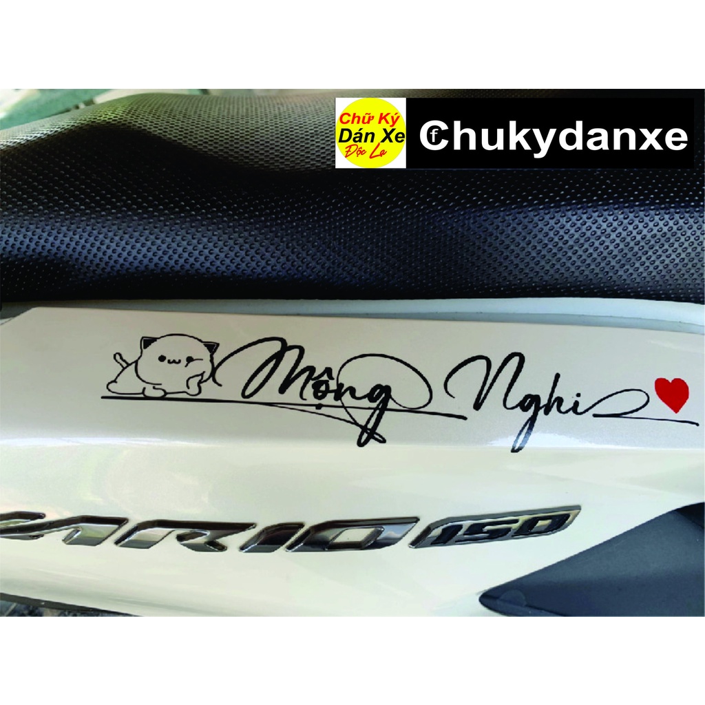 In chữ dán xe theo tên khách hàng :bấm xem video siêu phẩm mẫu kí đẹp 2022 - decal tem xe máy - logo xe máy - hình