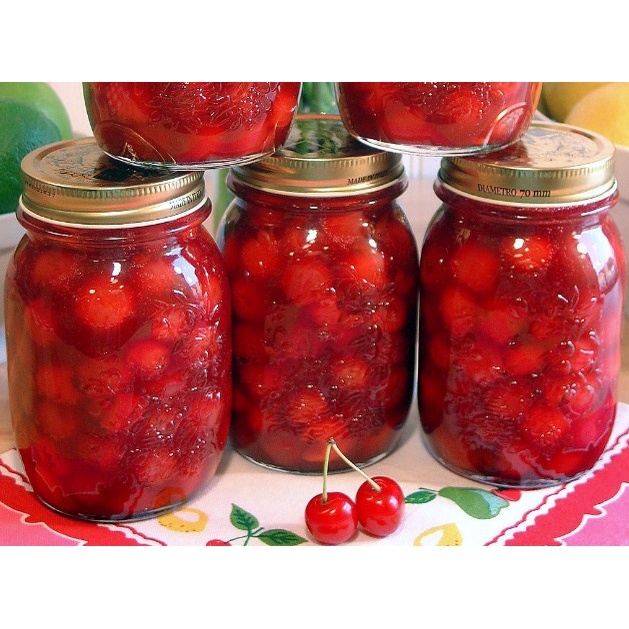 Cherry đỏ, xanh ngâm