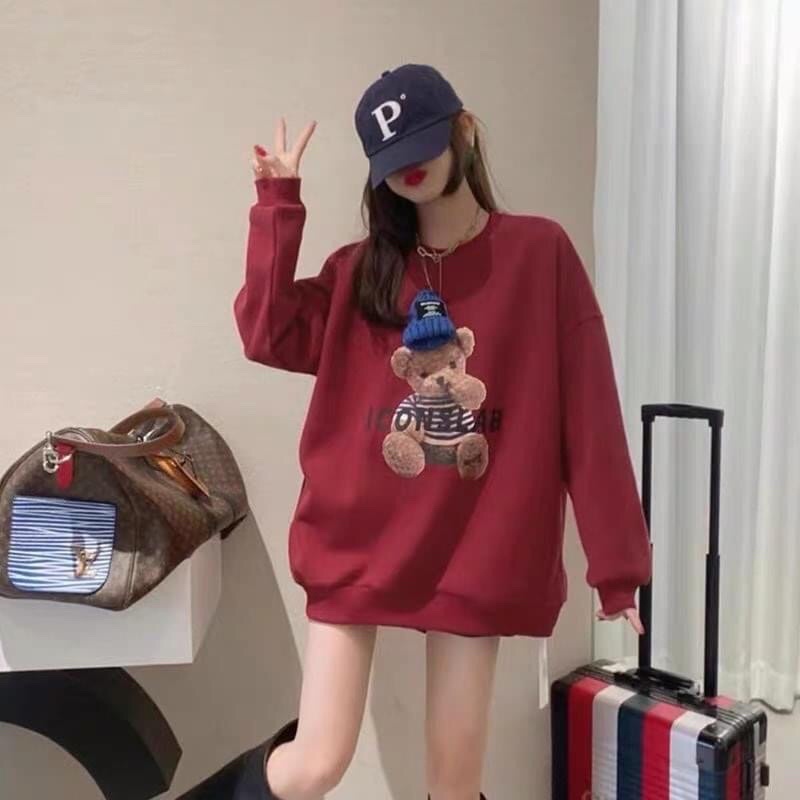 ✨💕Áo foodie in hình gấu nón 4D