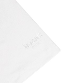 Áo Thun Levents Mini Popular Logo/ White 100% Cotton Unisex T-shirt Oversized